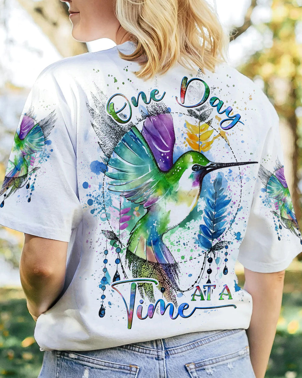 One Day At A Time Women's All Over Print Shirt - Yhdu1807234