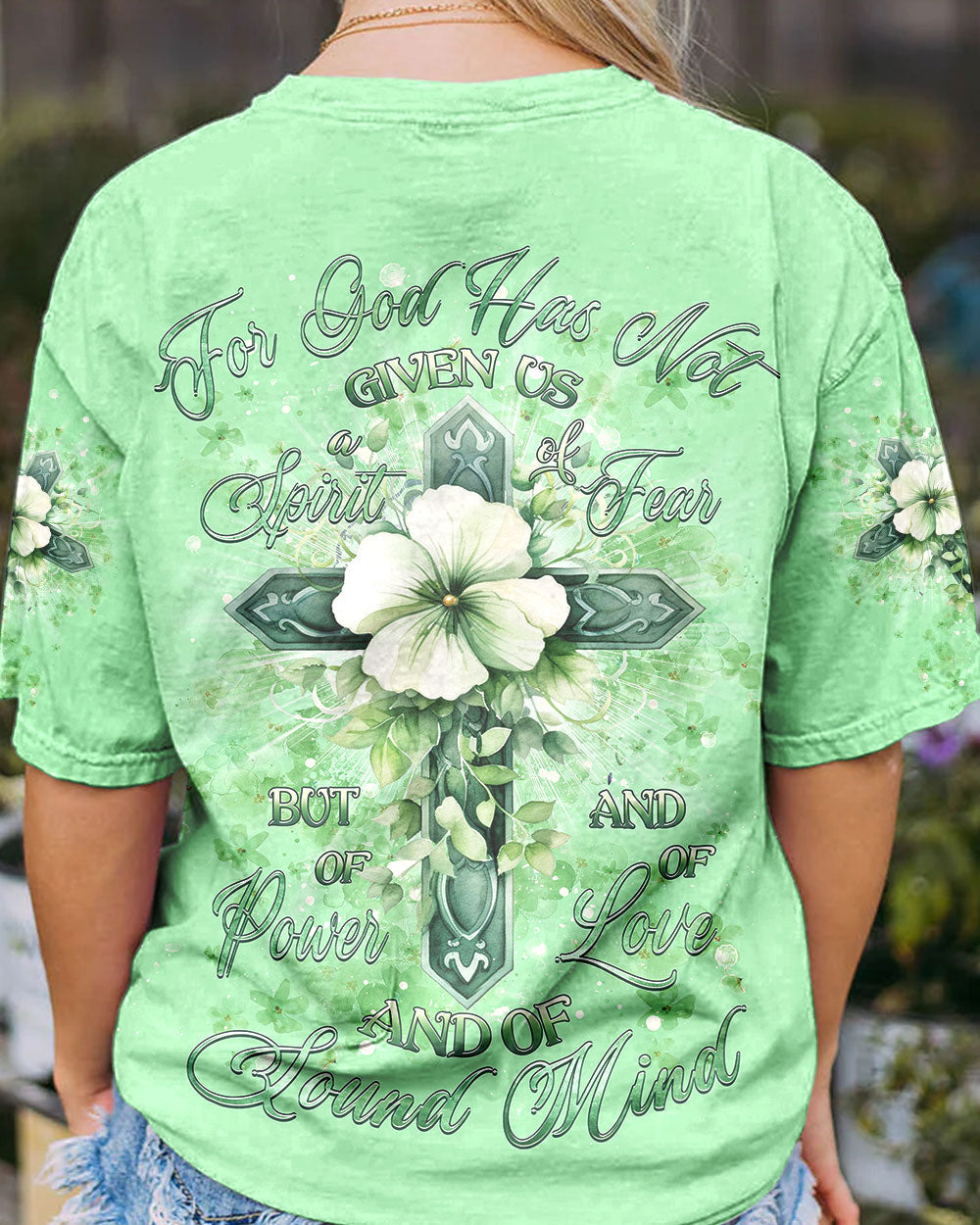 For God Has Not Given Us A Spirit Of Fear Women's All Over Print Shirt - Yhdu3108234