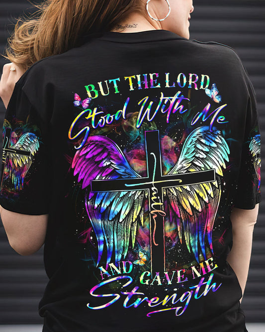 But The Lord Stood With Me Women's All Over Print Shirt - Yhdu1110233