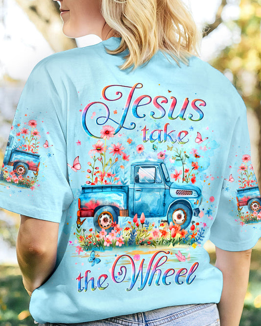 Jesus Take The Wheel Women's All Over Print Shirt - Yhlt1903243