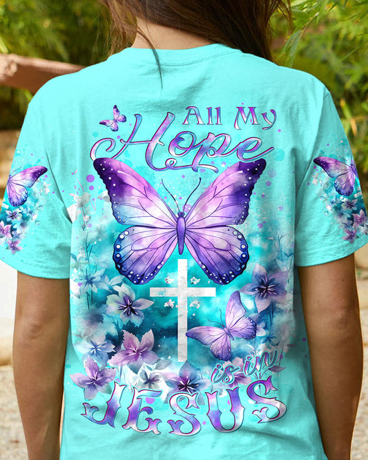 All My Hope Is In Jesus Women's All Over Print Shirt - Yhdu1711231