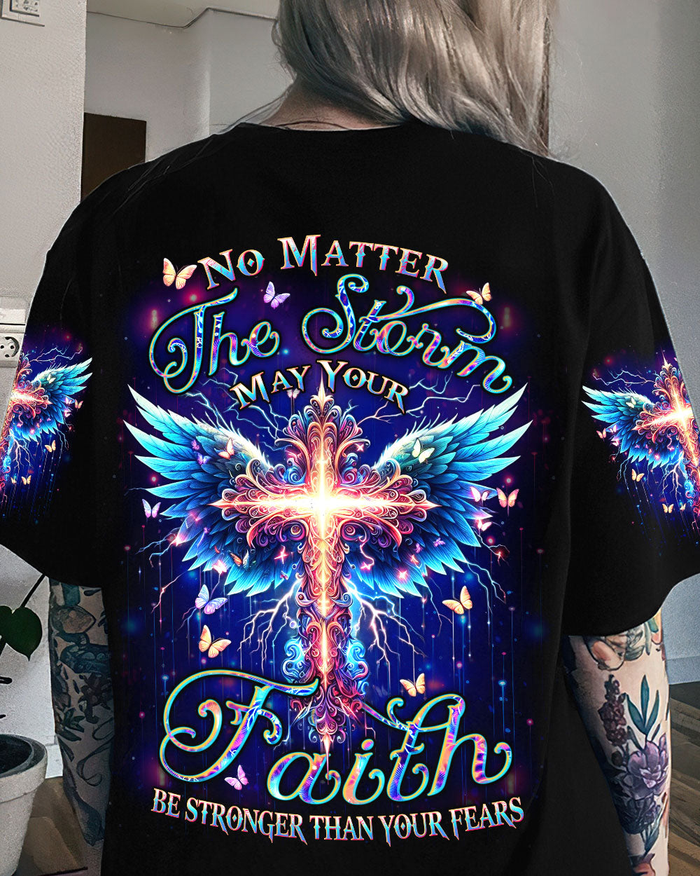 No Matter The Storm Women's All Over Print Shirt - Yhdu1312233