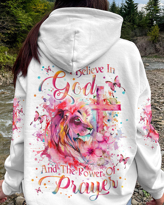 I Believe In God Lion Women's All Over Print Shirt - Yhln2301242