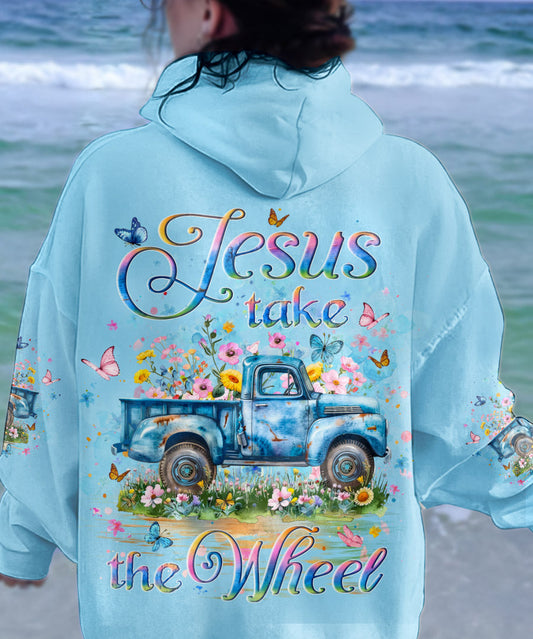 Jesus Take The Wheel Women's All Over Print Shirt - Yhlt0103242