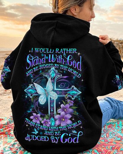 I Would Rather Stand With God Women's All Over Print Shirt - Yhdu0102243