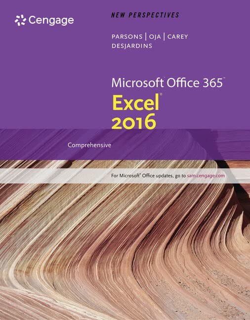 New Perspectives Microsoft Office 365 &amp; Excel 2016 Introductory  - Carey Patrick