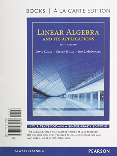 Linear Algebra and Its Applications 5E - Lay