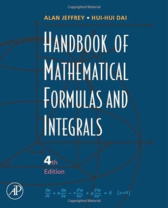 Allen Math Handbook.pdf Handbook of Mathematical Formulas and Integrals 4th Edition by Alan ...