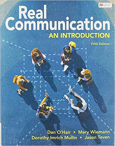Real Communication An Introduction 5th Edition
