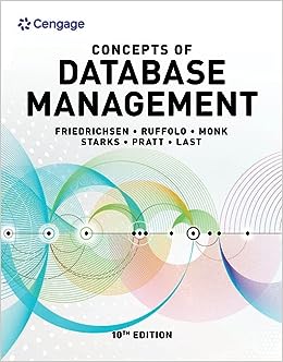 Concepts of Database Management 10th Edition by Lisa Friedrichsen