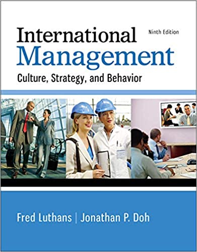 International Management Culture Strategy And Behavior 9th Edition
