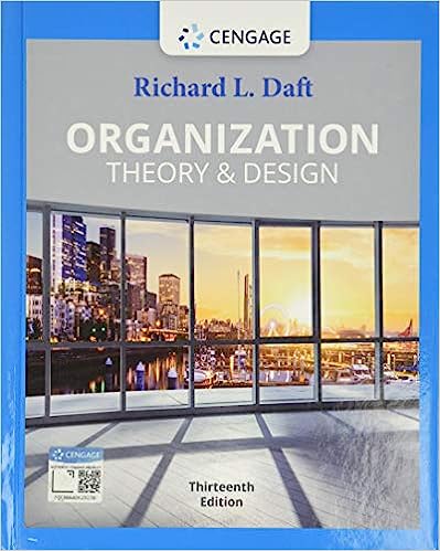 Organization Theory and Design 11th by Richard L. Daft