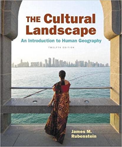 (with answers and question bank)The Cultural Landscape 12th by James M. Rubenstein