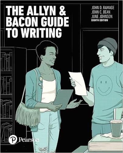 The Allyn &amp; Bacon Guide to Writing 8th Edition by John D. Ramage