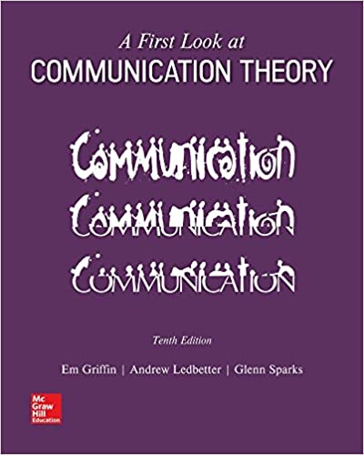 A First Look at Communication Theory 10th by Em Griffin