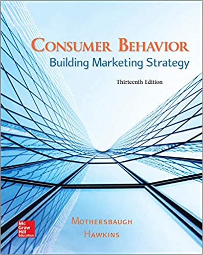 Consumer Behavior Building Marketing Strategy 13th by David Mothersbaugh