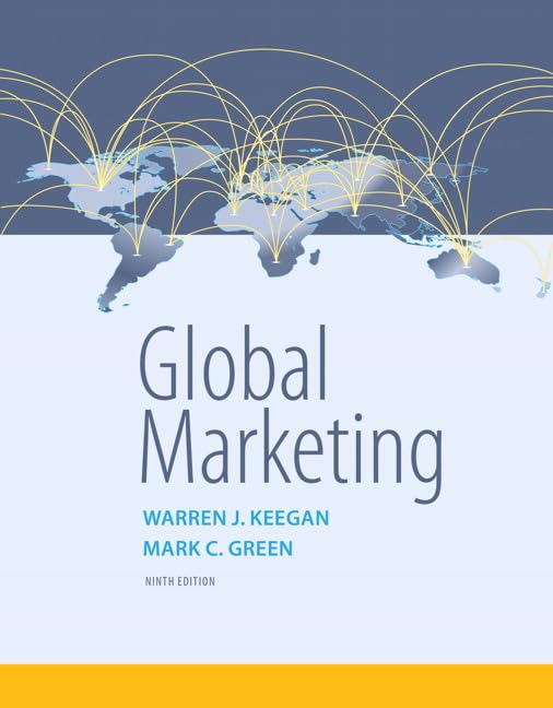 Global Marketing, 9e 9th Edition- Warren J. Keegan