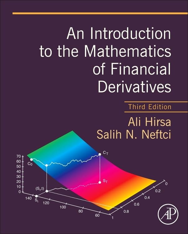 An Introduction to the Mathematics of Financial Derivatives 3rd Edition