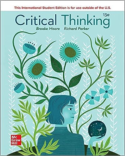 Critical Thinking 13th Edition by Richard B. Parker