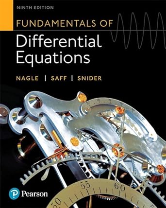 Fundamentals of Differential Equations 9th Edition by R. Kent Nagle