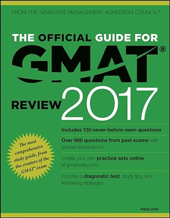 The Official Guide for GMAT Review 2017