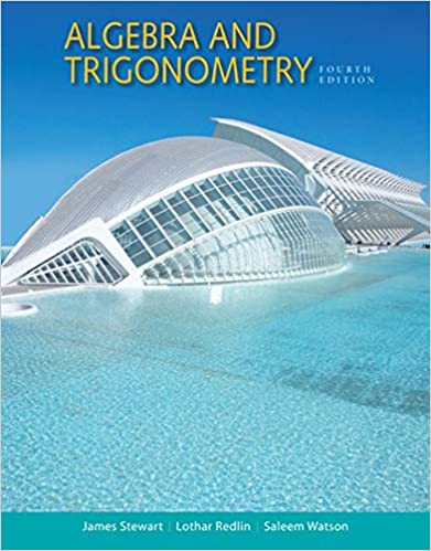 Algebra Aand Trigonometry 4e 4th by James Stewart