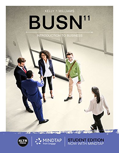 BUSN Introduction to Business 11th Edition by Marcella Kelly