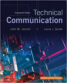 Technical Communication 14th Edition With 2016 MLA Updates by John M. Lannon