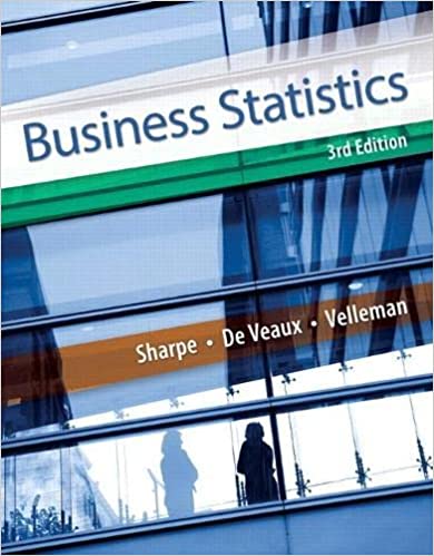 Business Statistics 3rd Edition by Norean D. Sharpe