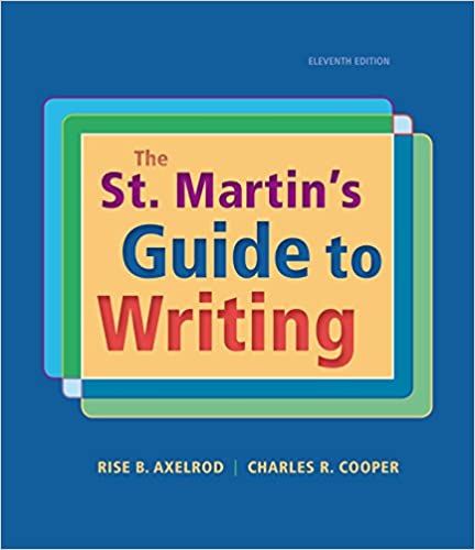 The St. Martin's Guide to Writing 11th - 9781319016036