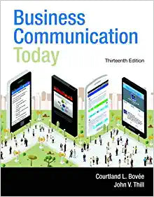 Business Communication Today Thirteenth 13th Edition
