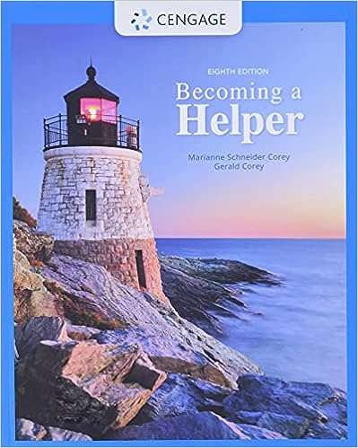 Becoming A Helper 8th Edition by Marianne Schneider Corey
