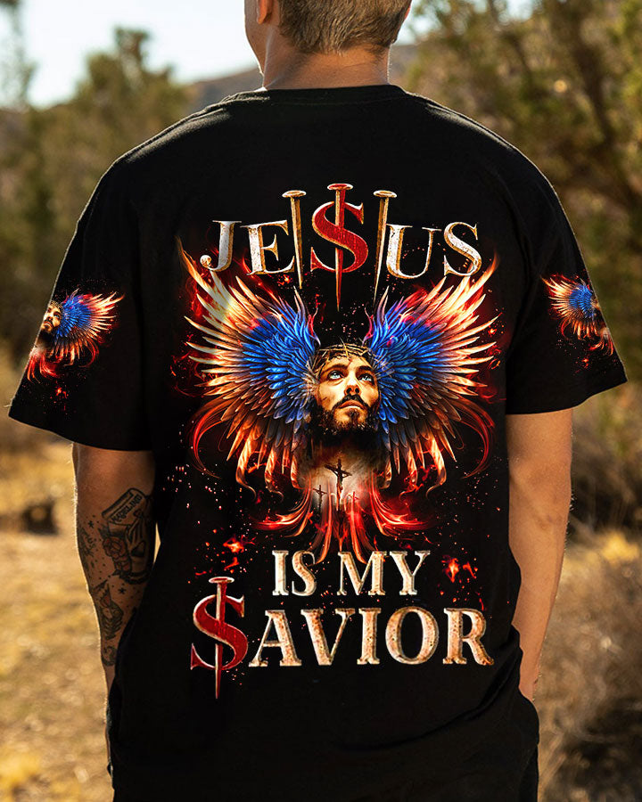 Jesus Is My Savior Wings Men's All Over Print Shirt - Tltw1108234