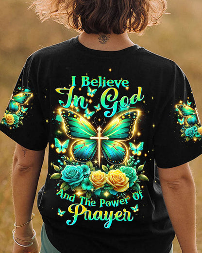 I Believe In God Butterfly Women's All Over Print Shirt - Tltw2501243