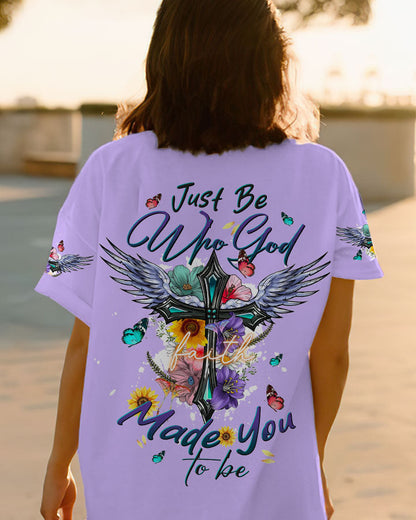 Just Be Who God Made You To Be Women's All Over Print Shirt - Tltw1407234