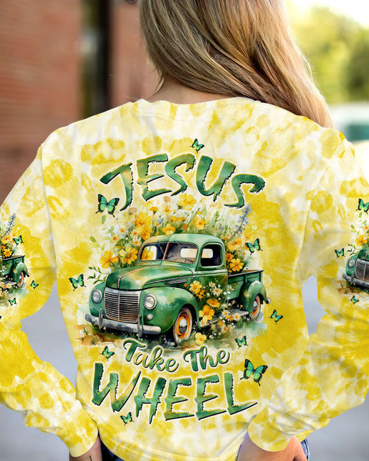 Jesus Take The Wheel Tie Dye Women's All Over Print Shirt - Tltw1201243