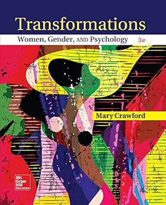 Transformations Women, Gender and Psychology 3rd Edition