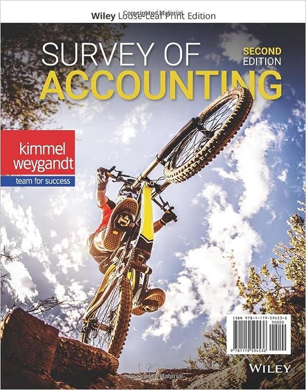 Survey of Accounting 2nd Edition