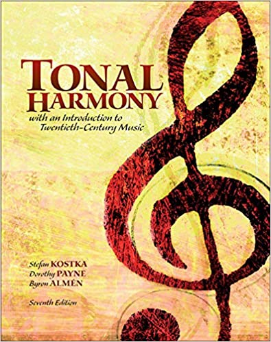 Tonal Harmony 7th Edition by Stefan Kostka