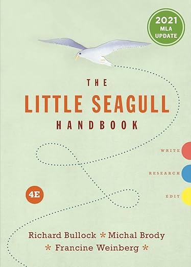 The Little Seagull Handbook with Exercises Fourth 4th Edition
