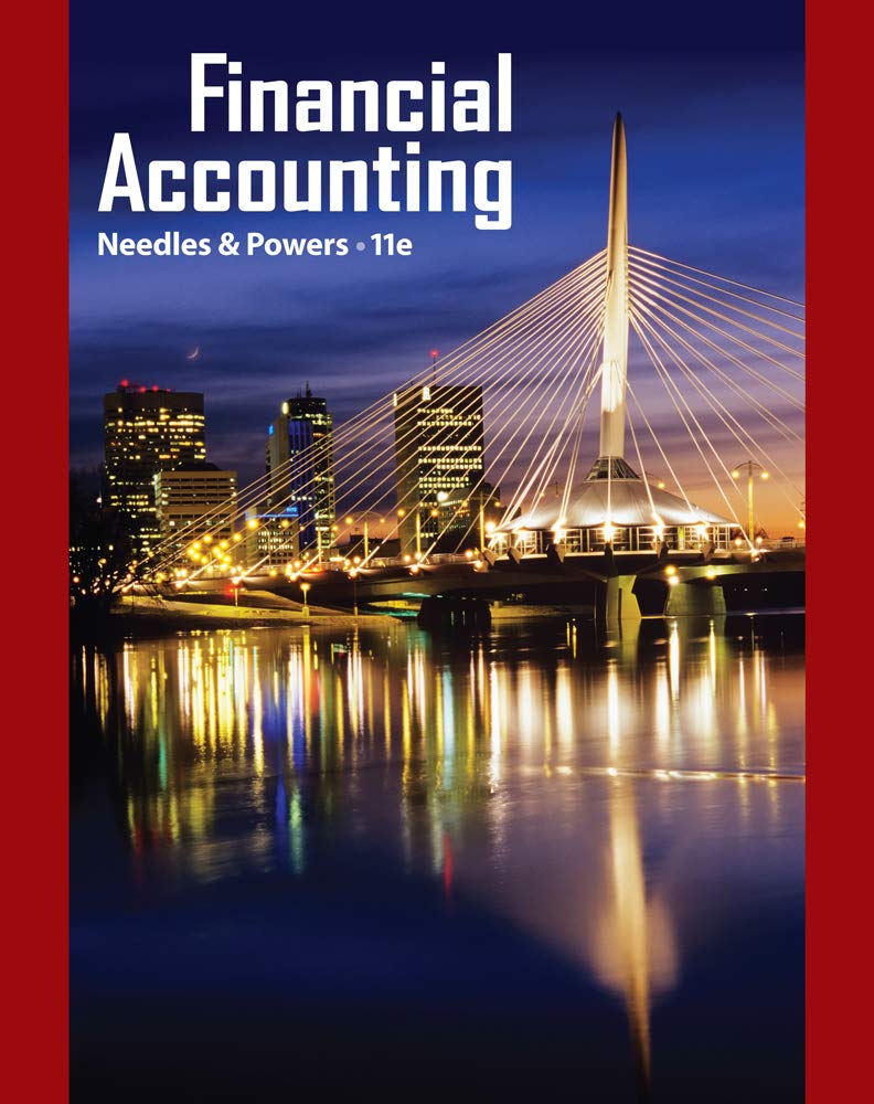 Financial Accounting (with IFRS),11e 11th Needles