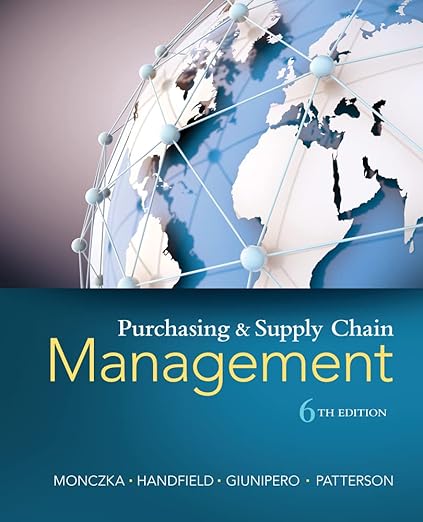 Purchasing &amp; Supply Chain Management 6th Edition