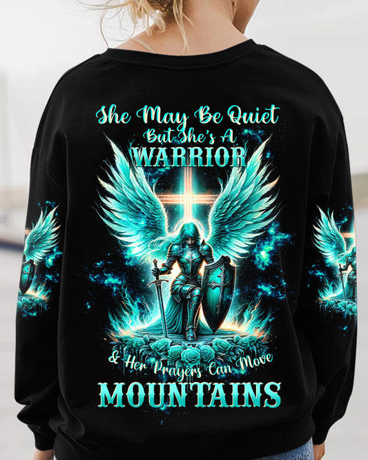 Prayers Can Move Mountains Warrior Wings Wings Women's All Over Print Shirt - Tltw2912234