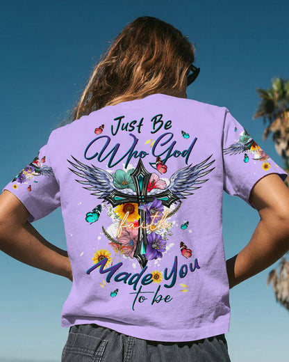 Just Be Who God Made You To Be Women's All Over Print Shirt - Tltw1407234