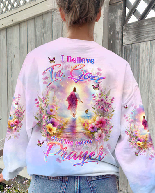 I Believe In God Walking On Water Women's All Over Print Shirt - Tltw0112234