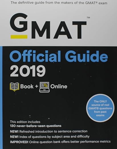 GMAT Official Guide 2019 Book + Online 3rd Edition