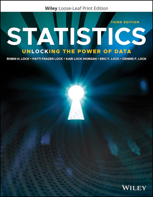 Statistics Unlocking the Power of Data 3rd Edition