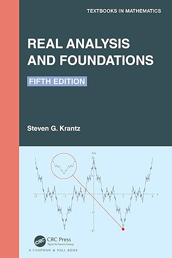 Real Analysis and Foundations 5th Edition
