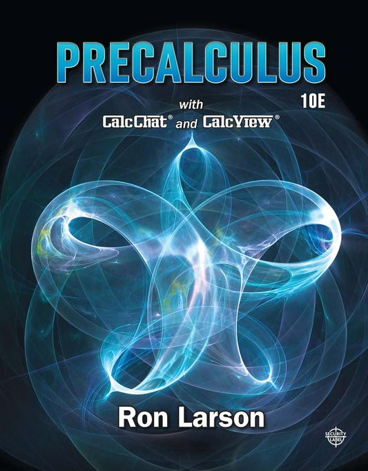 Precalculus 10th Edition by Ron Larson