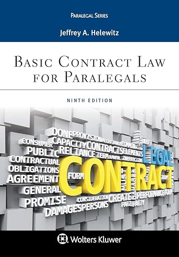 Basic Contract Law for Paralegals  9th Edition